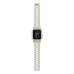 Apple Watch 10 42mm Skinarma Nightglow Atom TPU Kasa Koruyucu + Gemini Silikon Kordon