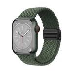 Apple Watch 10 42mm Zore KRD-134 Örgü Tasarımlı Hasır Kordon Strap Kayış