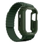 Apple Watch 10 42mm Zore KRD-142 Airbag Tasarımlı Kasa Koruyuculu Silikon Kordon