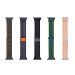 Apple Watch 10 46mm KRD-91 Hasır Kordon Strap Kayış