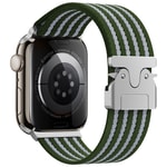 Apple Watch 10 46mm Zore KRD-133 Naylon Kumaş Hasır Örgülü Kordon