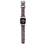 Apple Watch 38mm Hello Kitty Orjinal Lisanslı Fiyonklar & Çizgiler Silikon Kordon