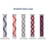 Apple Watch 38mm Wiwu Braided Solo Loop Contrast Color Small Kordon