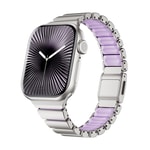 Apple Watch 38mm Zore KRD-149 Metal Silikon Kordon