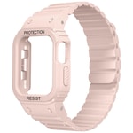 Apple Watch 40mm Zore KRD-142 Airbag Tasarımlı Kasa Koruyuculu Silikon Kordon