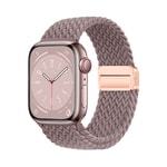 Apple Watch 42mm Zore KRD-134 Örgü Tasarımlı Hasır Kordon Strap Kayış