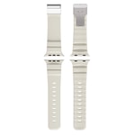 Apple Watch 42mm Zore KRD-145 Metal Tokalı Silikon Kordon