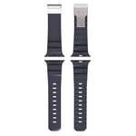 Apple Watch 42mm Zore KRD-145 Metal Tokalı Silikon Kordon