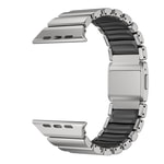 Apple Watch 42mm Zore KRD-152 Titanyum Silikon Kordon