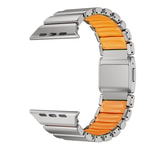 Apple Watch 42mm Zore KRD-152 Titanyum Silikon Kordon
