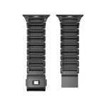 Apple Watch 42mm Zore KRD-152 Titanyum Silikon Kordon