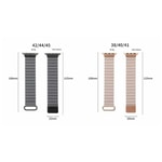 ​​​Apple Watch 44mm KRD-78 PU Deri Kordon Strap Kayış