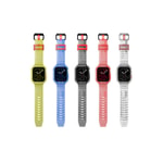 Apple Watch 44mm SkinArma Saido Sert PC Kasa Koruyuculu Silikon Kordon