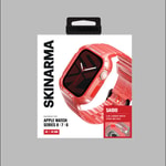 Apple Watch 44mm SkinArma Saido Sert PC Kasa Koruyuculu Silikon Kordon