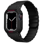 Apple Watch 44mm Zore KRD-142 Airbag Tasarımlı Kasa Koruyuculu Silikon Kordon