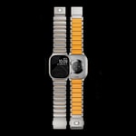 Apple Watch 44mm Zore KRD-152 Titanyum Silikon Kordon