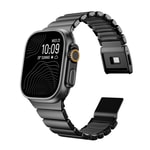 Apple Watch 44mm Zore KRD-152 Titanyum Silikon Kordon