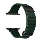 ​​​Apple Watch 7 41mm KRD-78 PU Deri Kordon Strap Kayış