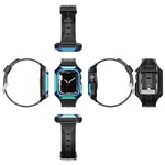 Apple Watch 7 41mm Zore KRD-88 Sert PC Kasa Koruyuculu Silikon Kordon