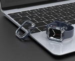 Apple Watch 7 41mm Zore Watch Gard 08 Sert PC + Silikon Koruyucu