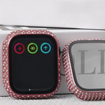 Apple Watch 7 41mm Zore Watch Gard 24 Kenarları Taşlı Sert PC Kasa Ve Ekran Koruyucu