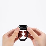 Apple Watch 7 45mm 600D Aramid Fiber Classic Serisi Black-Grey Twill Kasa Koruyucu Pitaka Air Case