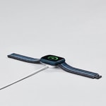 Apple Watch 7 45mm 600D Aramid Fiber Classic Serisi Black-Blue Twill Kasa Koruyucu Pitaka Air Case
