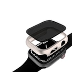 Apple Watch 7 45mm Sert PC Kasa ve Privacy Hayalet Ekran Koruyucu Zore Watch Gard 32
