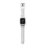 Apple Watch 7 45mm Skinarma Mecha 2in1 TPU Kasa Koruyucu + Silikon Kordon