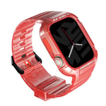 Apple Watch 7 45mm SkinArma Saido Sert PC Kasa Koruyuculu Silikon Kordon