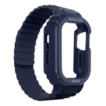 Apple Watch 7 45mm Zore KRD-142 Airbag Tasarımlı Kasa Koruyuculu Silikon Kordon