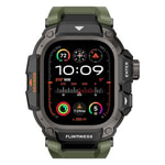 Apple Watch Ultra 49mm Mohseven iWatch Punk Fortress Serisi Kasa Koruyuculu Silikon Kordon
