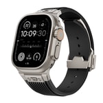 Apple Watch Ultra 49mm Zore KRD-113 Spor Görünümlü Silikon Kordon
