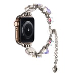 Apple Watch Ultra 49mm Zore KRD-115 Renkli Taş Tasarımlı Kordon