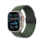 Apple Watch Ultra 49mm Zore KRD-134 Örgü Tasarımlı Hasır Kordon Strap Kayış