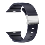Apple Watch Ultra 49mm Zore KRD-145 Metal Tokalı Silikon Kordon
