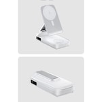 Benks MP13 5in1 Dijital LED Göstergeli Katlanabilir Kablosuz Şarj Standlı Powerbank 15W 10000mAh