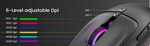 Eksa EM600 Kablolu 12 Modlu RGB Işıklı Oyuncu Mouse 12000 DPI