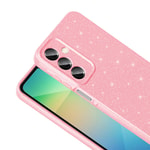 Galaxy A16 Kılıf Kamera Korumalı Simli Lüks Zore Koton Kapak