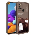 Galaxy A21S Kılıf Kamera Korumalı Baskılı Arka Yüzey Zore Klas Kapak