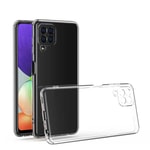 Galaxy A22 4G Kılıf Zore Kamera Korumalı Süper Silikon Kapak