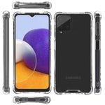 Galaxy A22 4G Kılıf Zore Nitro Anti Shock Silikon
