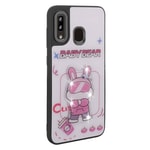 Galaxy A30 Kılıf Parlayan Kabartmalı İkonik Figürlü Zore Amas Silikon Kapak