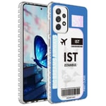 Galaxy A33 5G Kılıf Airbag Kenarlı Renkli Desenli Silikon Zore Elegans Kapak