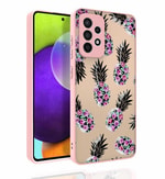 Galaxy A52 Kılıf Desenli Kamera Korumalı Parlak Zore Nora Kapak