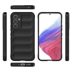 Galaxy A54 Kılıf Esnek TPU Oyuklu Arka Yüzey Tasarımlı Zore Etnik Silikon Kapak
