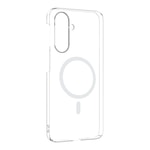 Galaxy A56 Kamera Korumalı M-Safe Şarj Özellikli Şeffaf Zore London Sert PC Kapak