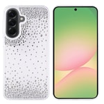Galaxy A56 Kılıf Airbag Tasarımlı Damla Taşlı Şeffaf Zore Pera Silikon Kapak