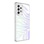 Galaxy A73 Kılıf Zore M-Blue Desenli Kapak