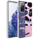 Galaxy S20 FE Kılıf Airbag Kenarlı Renkli Desenli Silikon Zore Elegans Kapak